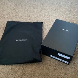 Saint Laurent box & dust bag ONLY